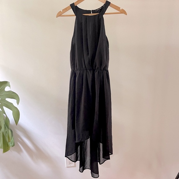 Doe & Rae Black High Low Dress - Picture 1 of 6